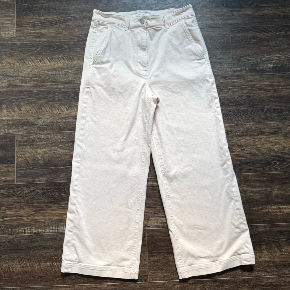 Everlane (very) Light Pink Cropped Pants